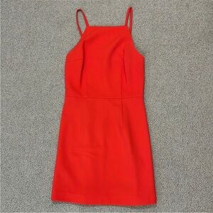 French Connection Vibrant Red Mini Dress Size 2